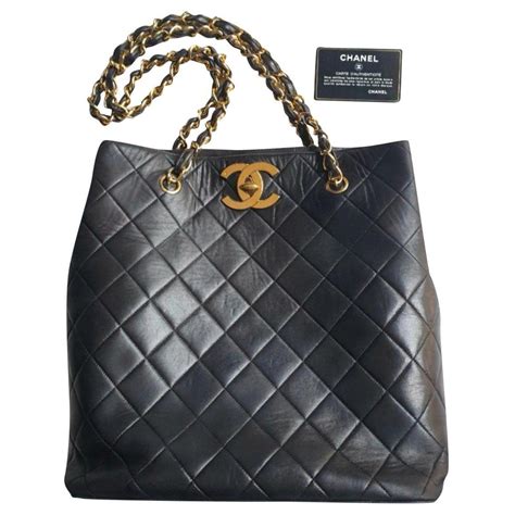 chanel leather tote bag vintage|The Best Vintage Chanel Bags to Collect Now .